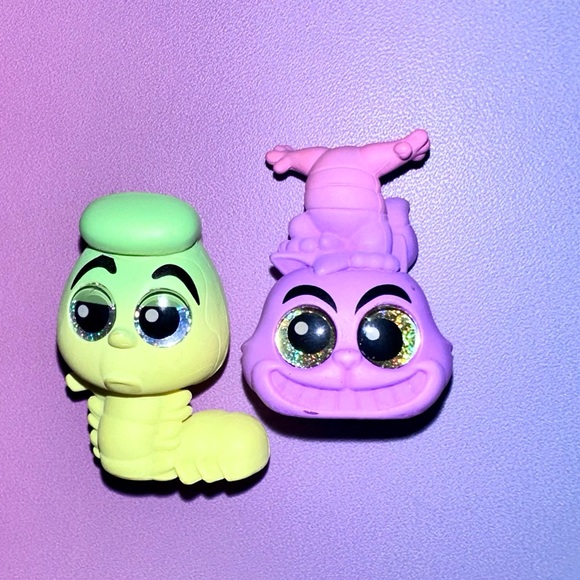 caterpillar & cheshire cat (alice in wonderland) ~ rare  — disney doorables - Picture 1 of 2